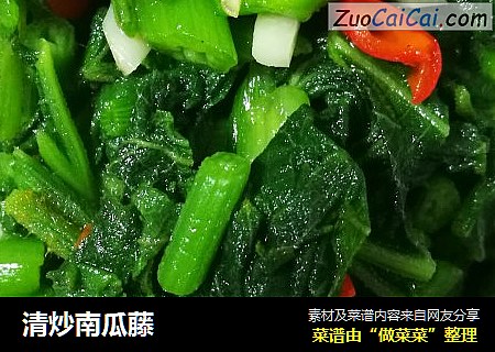 清炒南瓜藤