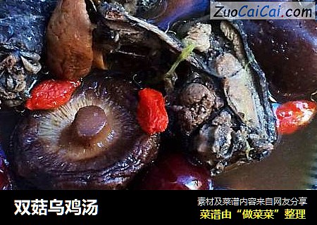 双菇乌鸡汤