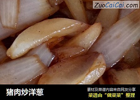 猪肉炒洋葱