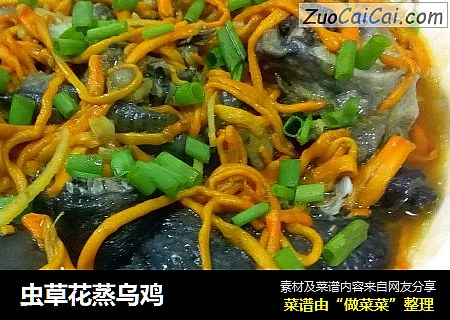 虫草花蒸乌鸡