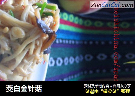 茭白金针菇