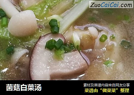 菌菇白菜汤