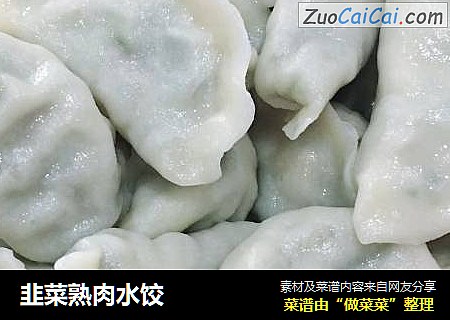 韭菜熟肉水饺