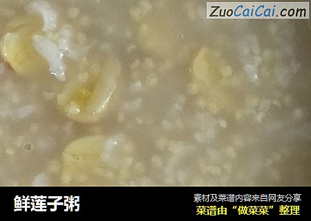 鲜莲子粥