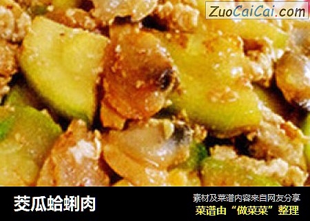 茭瓜蛤蜊肉