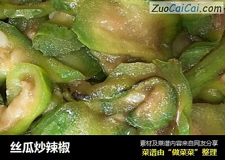 丝瓜炒辣椒