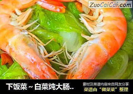 下饭菜～白菜炖大肠