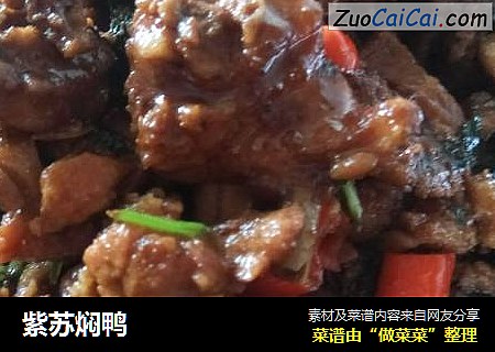 紫苏焖鸭