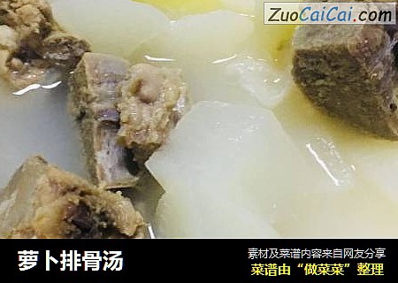 萝卜排骨汤