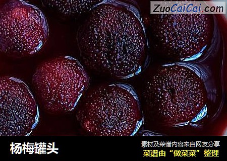 杨梅罐头