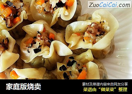 家庭版烧卖