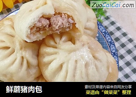 鲜蘑猪肉包