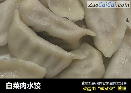 白菜肉水饺