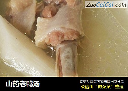 山药老鸭汤