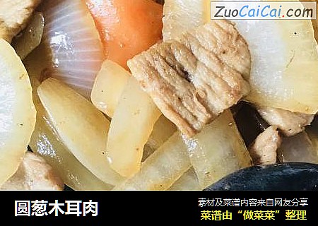 圆葱木耳肉