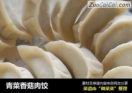 青菜香菇肉饺