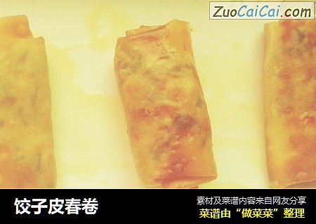 饺子皮春卷