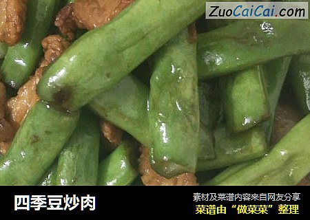 四季豆炒肉