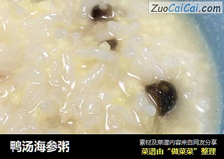 鸭汤海参粥