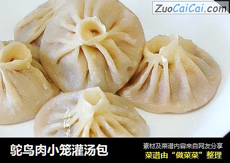 鸵鸟肉小笼灌汤包