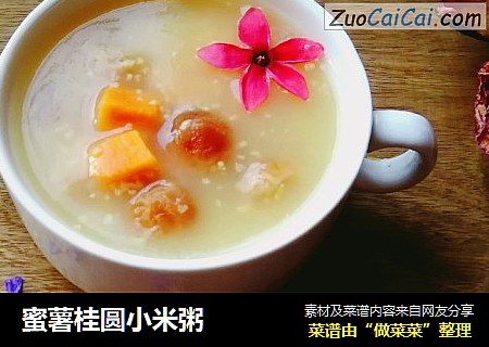 蜜薯桂圆小米粥