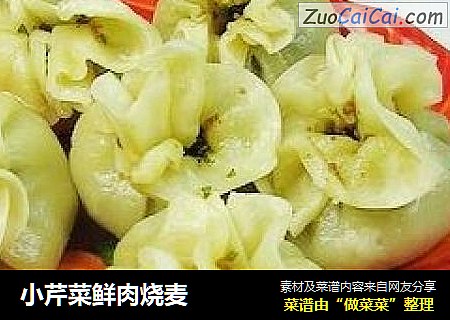 小芹菜鲜肉烧麦