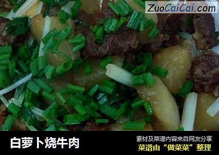 白萝卜烧牛肉