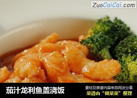 茄汁龙利鱼盖浇饭