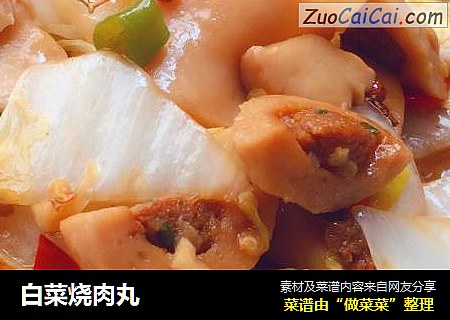 白菜烧肉丸