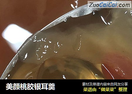 美颜桃胶银耳羹