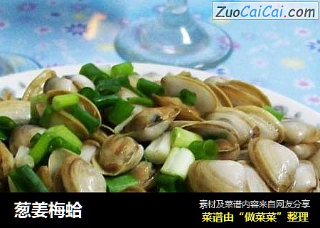 葱姜梅蛤