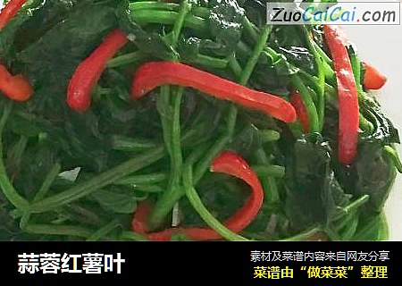 蒜蓉红薯叶