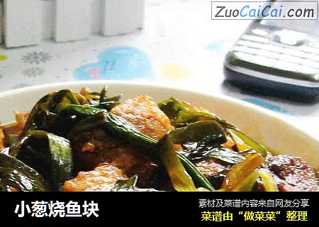 小葱烧鱼块