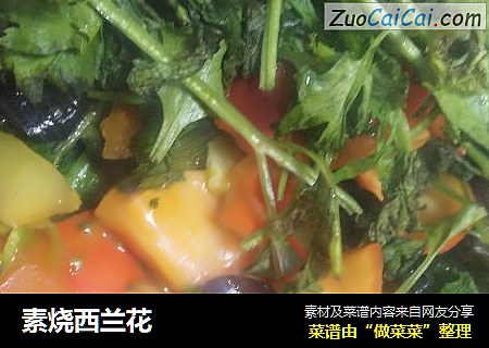 素烧西兰花