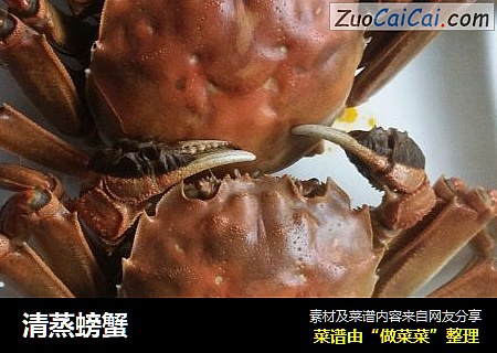 清蒸螃蟹