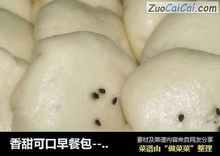 香甜可口早餐包－麻蓉包