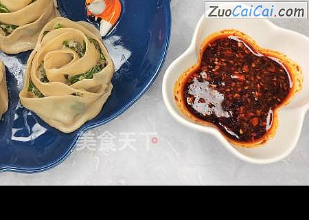 香煎玫瑰饺子