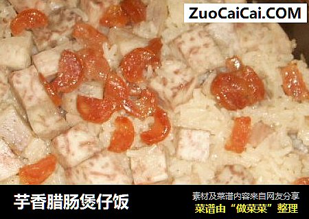 芋香腊肠煲仔饭