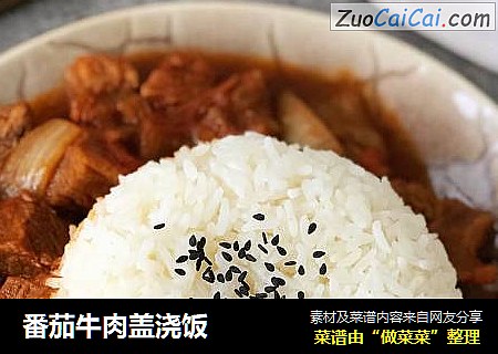 番茄牛肉盖浇饭