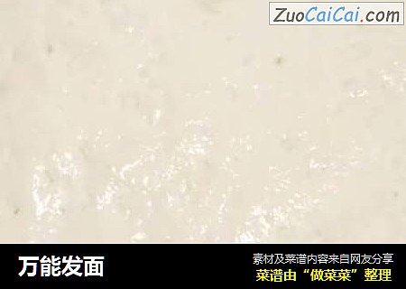 万能发面
