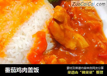 番茄鸡肉盖饭
