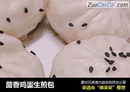 茴香鸡蛋生煎包