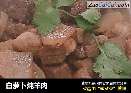 白萝卜炖羊肉