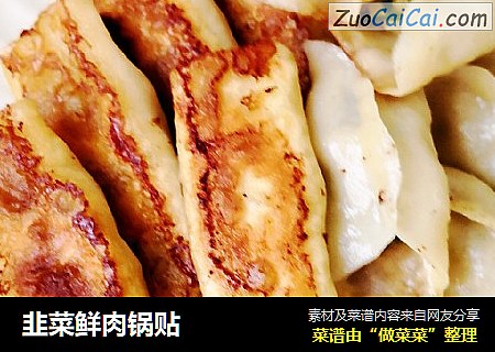 韭菜鲜肉锅贴