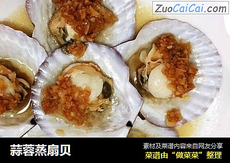 蒜蓉蒸扇贝