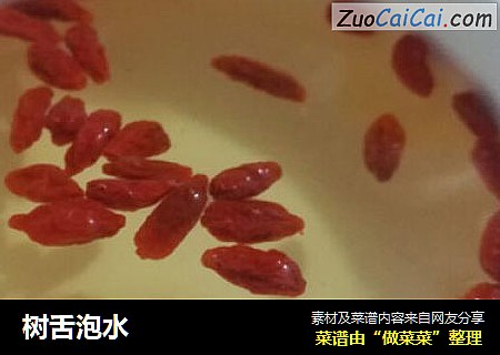 树舌泡水