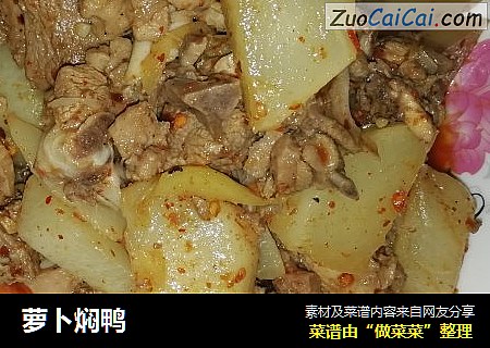 萝卜焖鸭