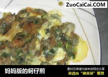 妈妈版的蚵仔煎