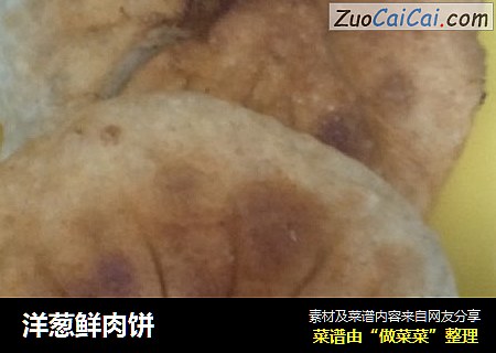 洋葱鲜肉饼