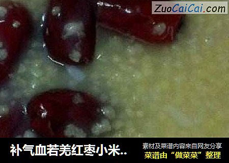 补气血若羌红枣小米粥，女人每天都该喝一杯